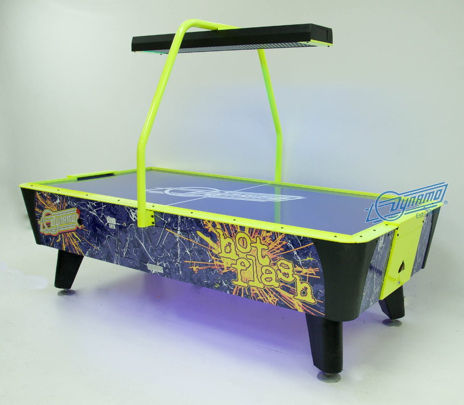 hot flash air hockey table with lights