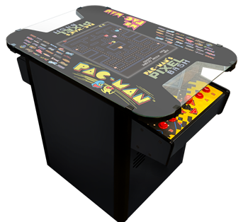Pac Man Pixel Cocktail Table black finish